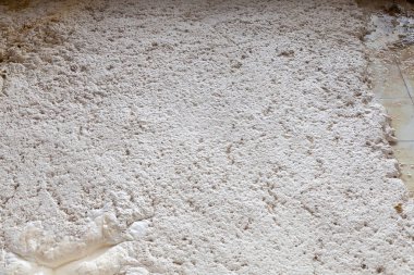 fabrika arka planda Çamur atık kauçuk lateks yakın