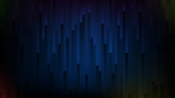 Абстрактний Футуристичний Фон Синього Єднання Квадратної Стіни Палиці — стоковий вектор