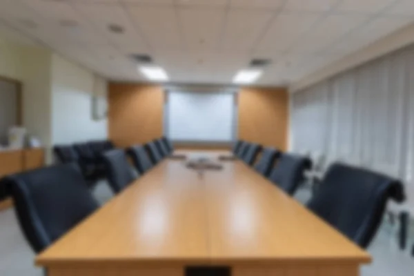 Blurry Abstract Background Empty Modern Boardroom Meeting Office Room — Stock Photo, Image