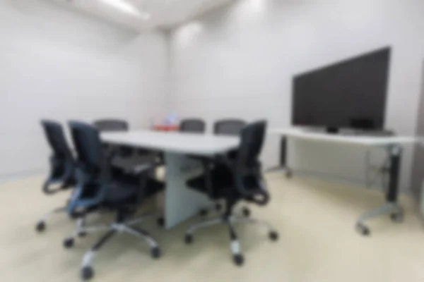 Verschwommener Abstrakter Hintergrund Leerer Moderner Sitzungssaal Besprechungszimmer — Stockfoto