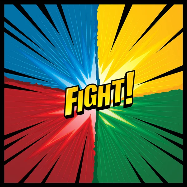 Dövüş, düello ya da battle royal sahne için çizgi stili arka plan