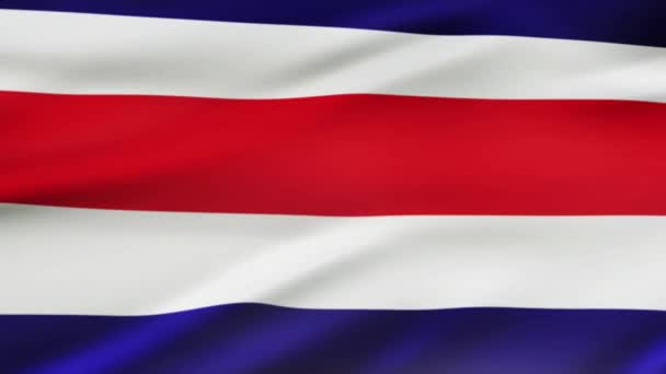 Drapeau Thaïlande Agitant Dans Vent Vidéo Fond Réaliste Thaïlande Drapeau — Video