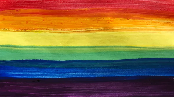 Conception Conceptuelle Vectorielle Aquarelle Affiche Pour Célébration Des Droits Lgbti — Image vectorielle