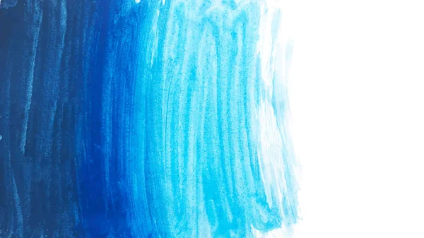 Aquarelle Peinte Main Fond Bleu Lavage Aquarelle — Image vectorielle