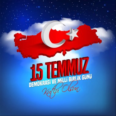 15 Temmuz günü Türkiye. Türkiye 'de başlık tercümesi 15 Temmuz demokrasi ve ulusal birlik günü.