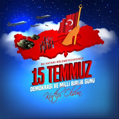 15 Temmuz günü Türkiye. Türkiye 'de başlık tercümesi 15 Temmuz demokrasi ve ulusal birlik günü.