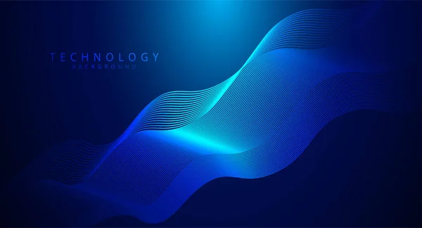 Tecnología Abstracta Visualización Neón Ciencia Blockchain Criptomoneda Papel Pintado Digital — Vector de stock