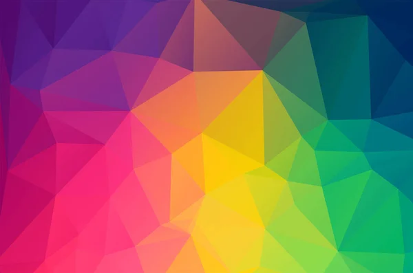 Light colorful Low poly crystal background. Polygon design pattern