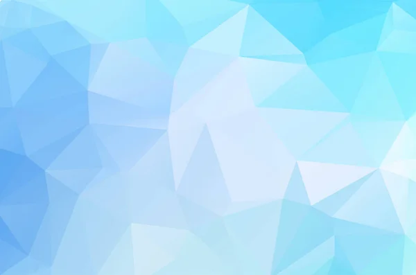 Bleu Bas Fond Cristal Poly Modèle Conception Polygone Environnement Vert — Image vectorielle