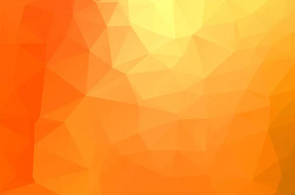 Orangefarbener Hintergrund Mit Niedrigem Polykristall Polygon Muster Umwelt Grün Low — Stockvektor