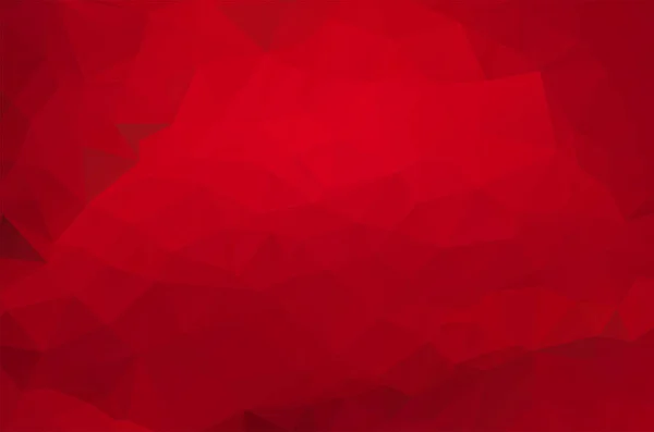 Red Low Poly Crystal Background Modelul Design Poligonului Mediu Verde — Vector de stoc