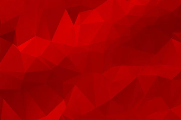 Red Low Poly Crystal Background Modelul Design Poligonului Mediu Verde — Vector de stoc