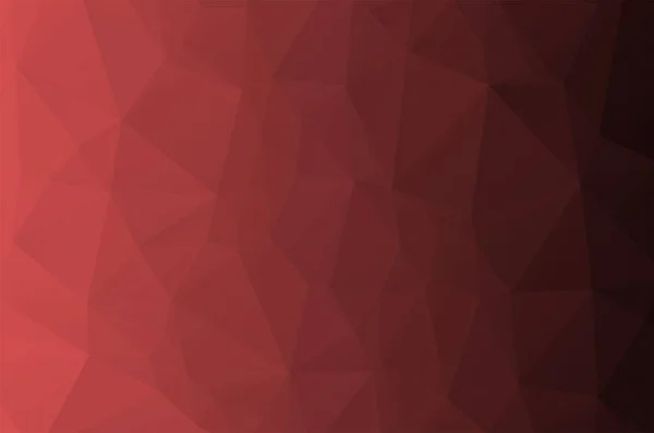 Red Low Poly Crystal Background Modelul Design Poligonului Roșu Poly — Vector de stoc