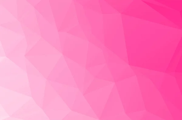 Růžová Nízká Poly Krystalová Pozadí Návrhových Vzorů Mnohoúhelníku Růžová Barva — Stockový vektor