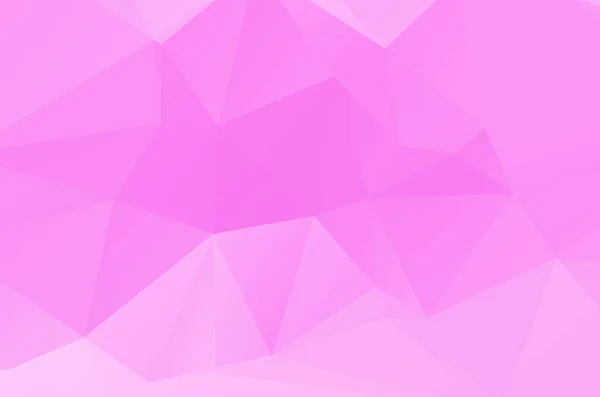 Rosa Bajo Fondo Cristal Polivinílico Patrón Diseño Polígono Rosa Colorido — Vector de stock