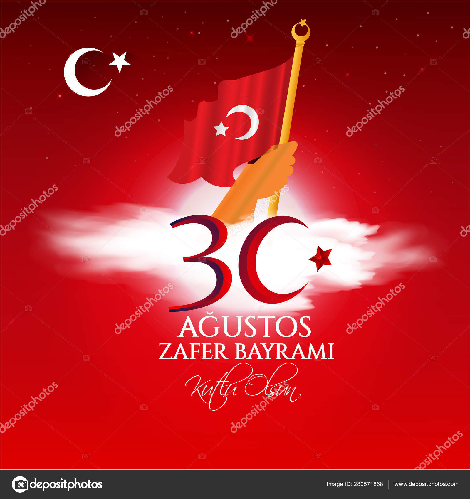 https depositphotos com 280571868 stock illustration vector illustration agustos zafer bayrami html