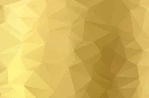 Ouro Baixo Fundo Cristal Poli Padrão Design Polígono Ilustração Vetor —  Vetores de Stock