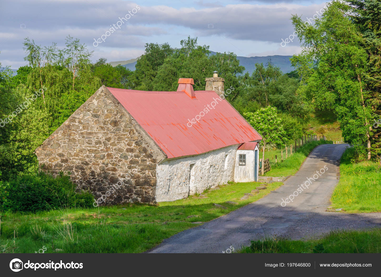 Mediterranean Stone Tiny Cottage Home Retreat This enchanting  Mediterranean-style stone cottage radiates warmth, charm, and tranquility.  Crafted from natural limestone and crowned with rustic terracotta roof  tiles, the home blends effortlessly into, image size:1600x1163