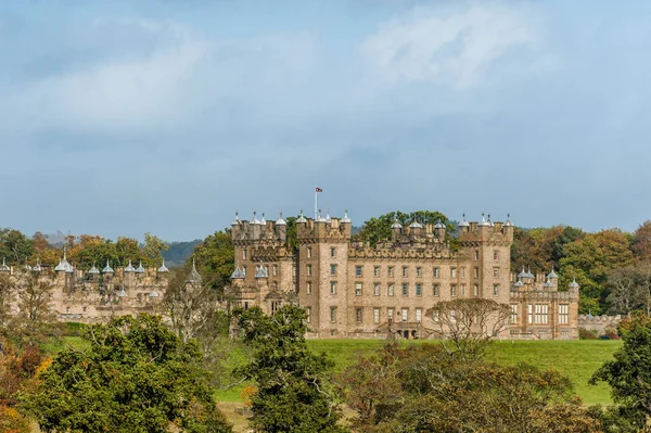 Castelo Dos Pavimentos Localizado Perto Kelso Nas Fronteiras Escocesas — Fotografia de Stock