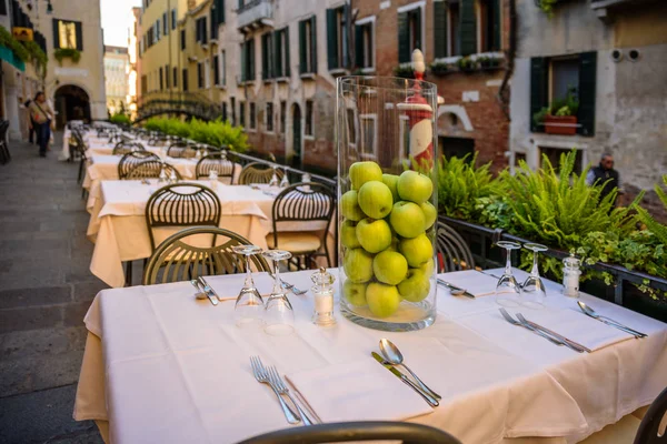 Venice Itália Outubro 2017 Venice Itália Outubro 2017 Restaurante Livre — Fotografia de Stock