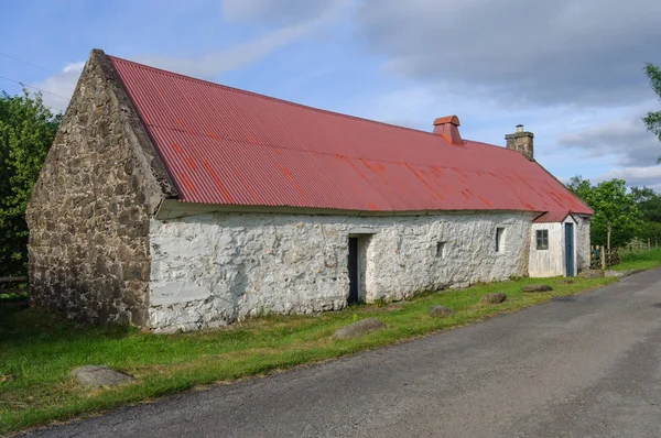 Moirlanich Longhouse Una Cabaña Piedra Caliza Del Siglo Xix — Foto de Stock