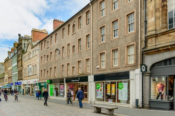 Perth Scotland Mai 2016 Zona Pietonală Amănuntul High Street — Fotografie, imagine de stoc