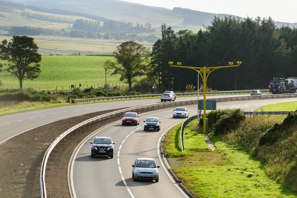 Gleneagles Scotland Octubre 2016 Cámaras Velocidad Funcionamiento Carretera Principal Escocia —  Fotos de Stock