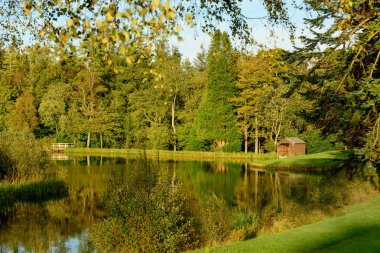 alabalık balıkçılık loch Perthshire, İskoçya'nın Gleneagles otel gerekçesiyle içinde.