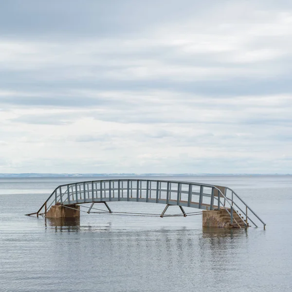 Bridge Nowhere Construyó Esquema Mejora Playa Victoriana Cruza Biel Water — Foto de Stock