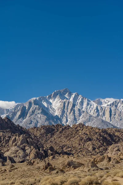 Alabama Hills Sierra Nevada Este Montañas Cerca Lone Pine California — Foto de Stock