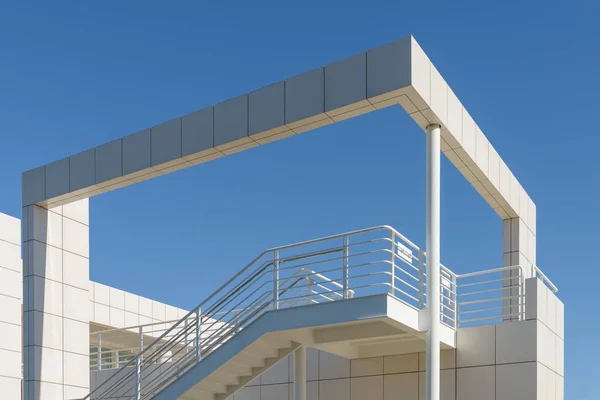 Los Angeles Kalifornien Februar 2018 Architektonische Details Von Getty Center — Stockfoto