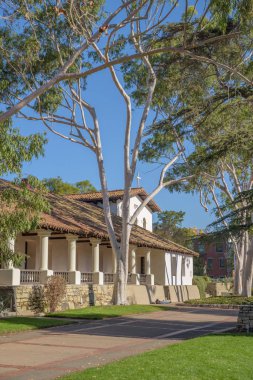 The Mission of San Luis Obispo de Tolosa, Spanish mission founded in 1772, in San Luis Obispo, California, USA. clipart