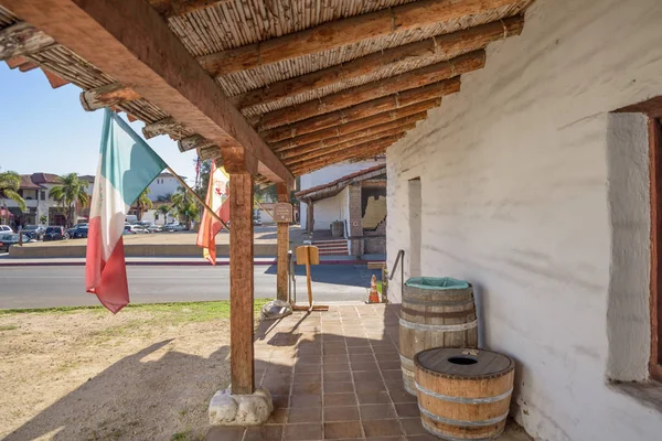 Exterior Historic Presidio Garrison Spanish Military Santa Barbara California — Stock Photo, Image