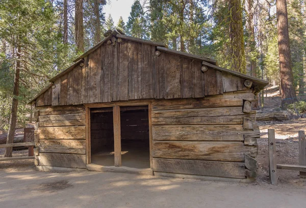 Cabaña Gamlin Histórica Parque Nacional Sequoia — Foto de Stock