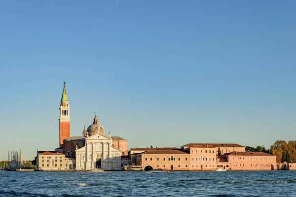 Venedig Italien Oktober 2018 Malerischer Blick Auf Die Georgskirche Und — Stockfoto