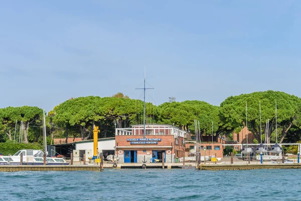Venecia Italia Octubre 2018 Escuela Flotilla Naval Francesco Morosini Vista —  Fotos de Stock