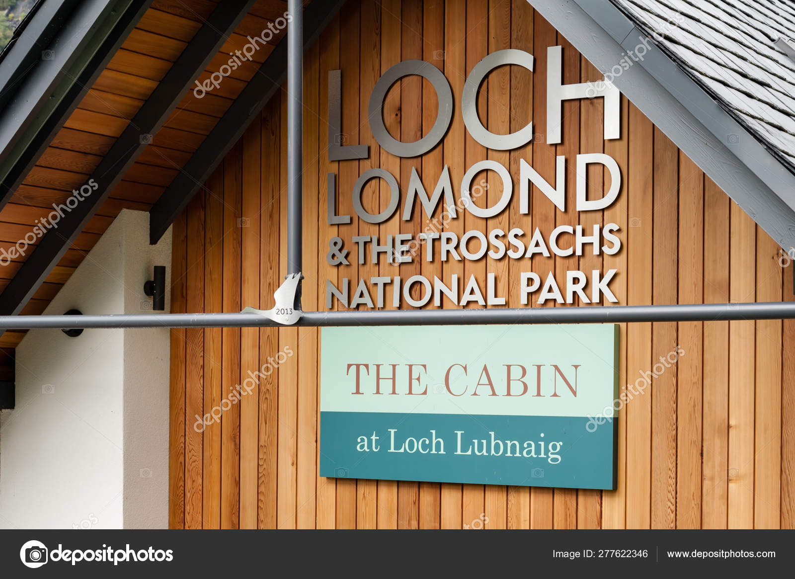 Callander Scotland August 2014 Cabin Cafe Loch Lomond Trossachs
