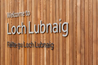 Callander, İskoçya Ağustos 24, 2014: İskoçya Callander yakınlarındaki Loch Lubnaig Loch Lomond ve Trossachs Milli Parkı sitesinde Sihnage.