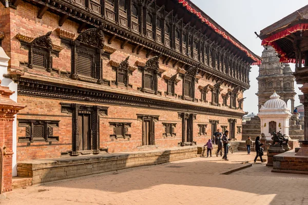 Bhaktapur Katmandu Nepal Şubat 2015 2015 Depreminden Birkaç Hafta Önce — Stok fotoğraf