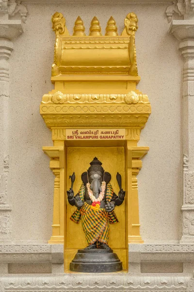Singapore Singapore October 2016 Statue Sri Valampuri Ganapathy Sri Veeramakaliamman — Stock Photo, Image