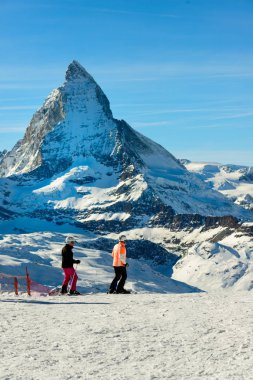Gornergrat kayakçıları