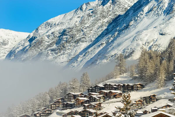 Nebbia di Zermatt — Foto Stock