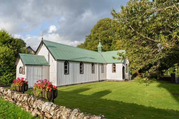 Iglesia San Fillan Killin Escocia Fue Construida 1876 Tabernáculo Estaño — Foto de Stock