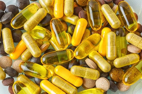 Vitamin pills texture background