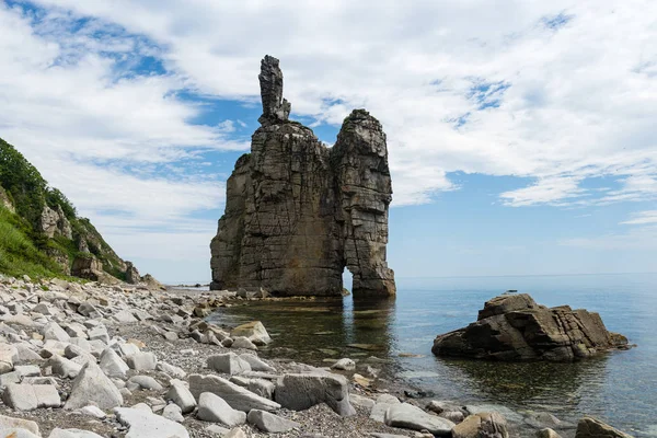 Región Rusa Del Lejano Oriente Primorsky Una Roca Mar Japón — Foto de Stock