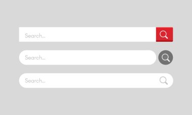 Arama çubuğu şablonu. Internet arama. Örümcek ağı dalga köpüğü arabirimi. Vektör çizim