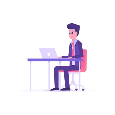 iş yerinde iş adamı. 