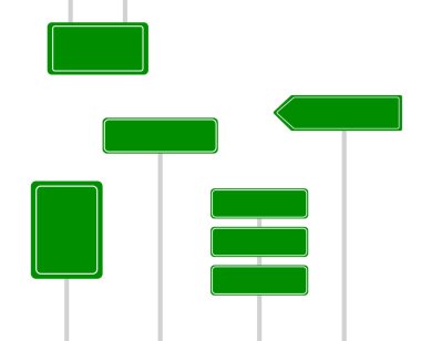 İzole yol işaretleri