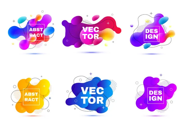 Abstract banners. Vector layout template. — Stock Vector