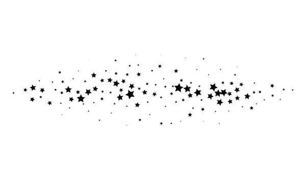 Падаюча зірка. Зоряна стежка ізольована на білому тлі . — стоковий вектор